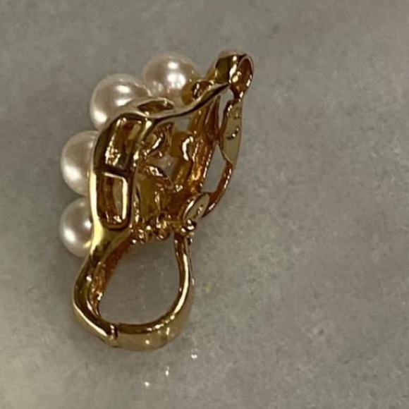 Pearls Diamond and 10 karat real gold pendant - Picture 9 of 12